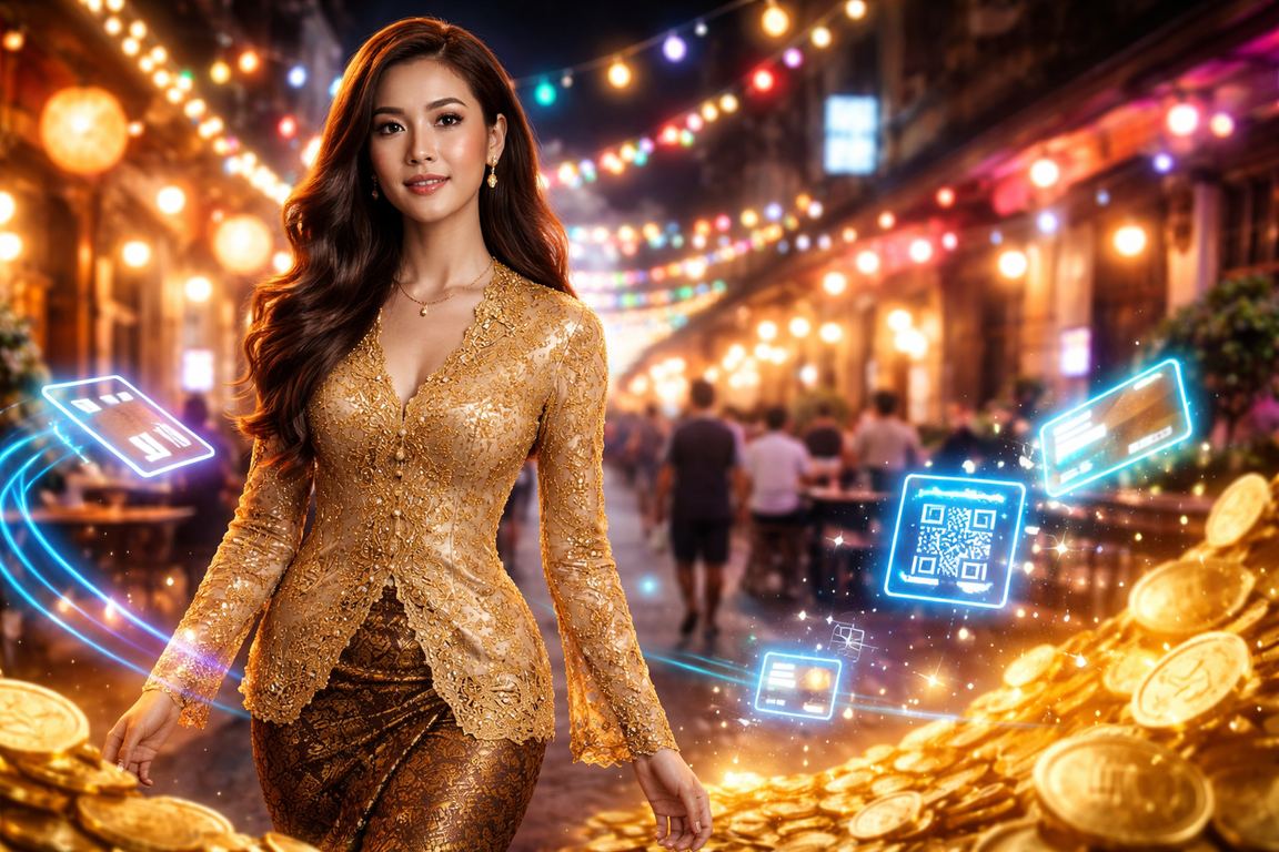 Pemain pertaruhan berbaju kebaya di Ipoh menggunakan platform dalam talian 125000