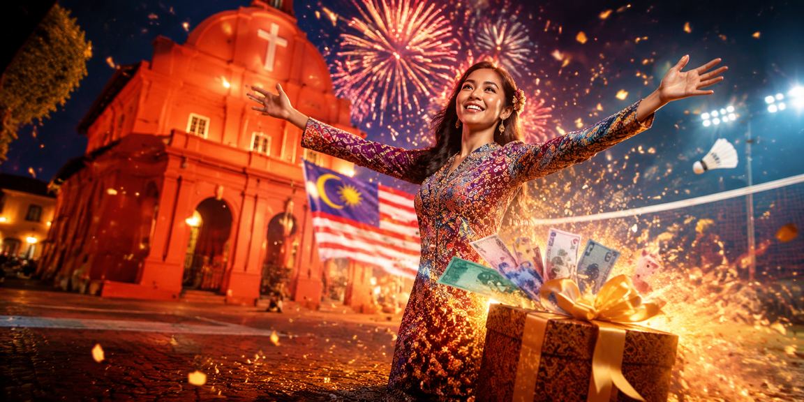 Suasana kasino Melaka dengan rekaan batik tempatan menghiasi meja permainan